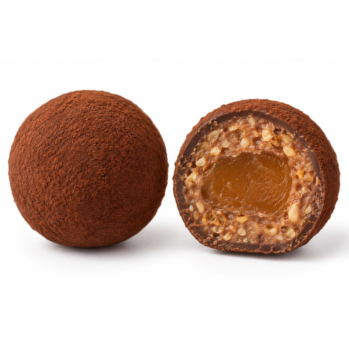 Dragée caramel salé et cacahuètes